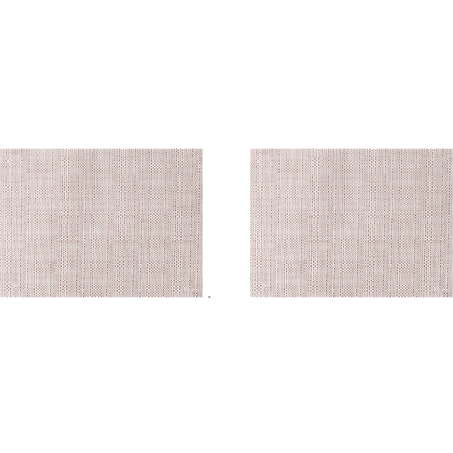 Shimoyama Non-slip Placemats 2P - Orange & White