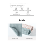 Shimoyama Non-slip Placemats 2P - Orange & White