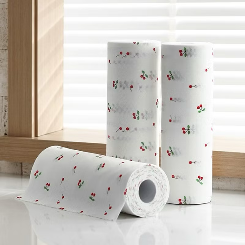 Shimoyama Non-woven Kitchen Towel Wipes - 30 Sheets - Cherry