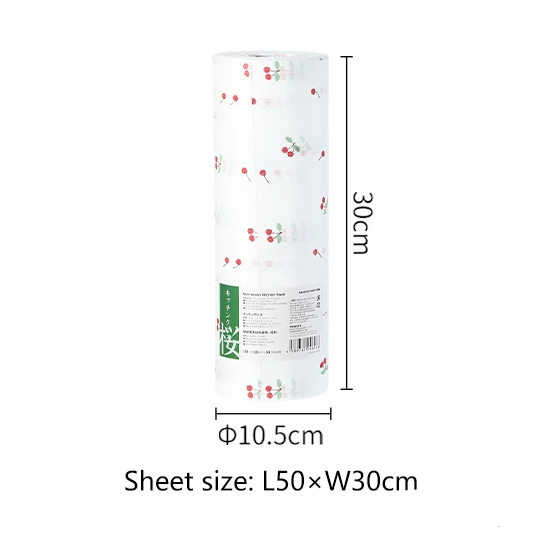 Shimoyama Non-woven Kitchen Towel Wipes - 30 Sheets - Cherry