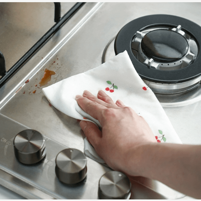 Shimoyama Non-woven Kitchen Towel Wipes - 30 Sheets - Cherry