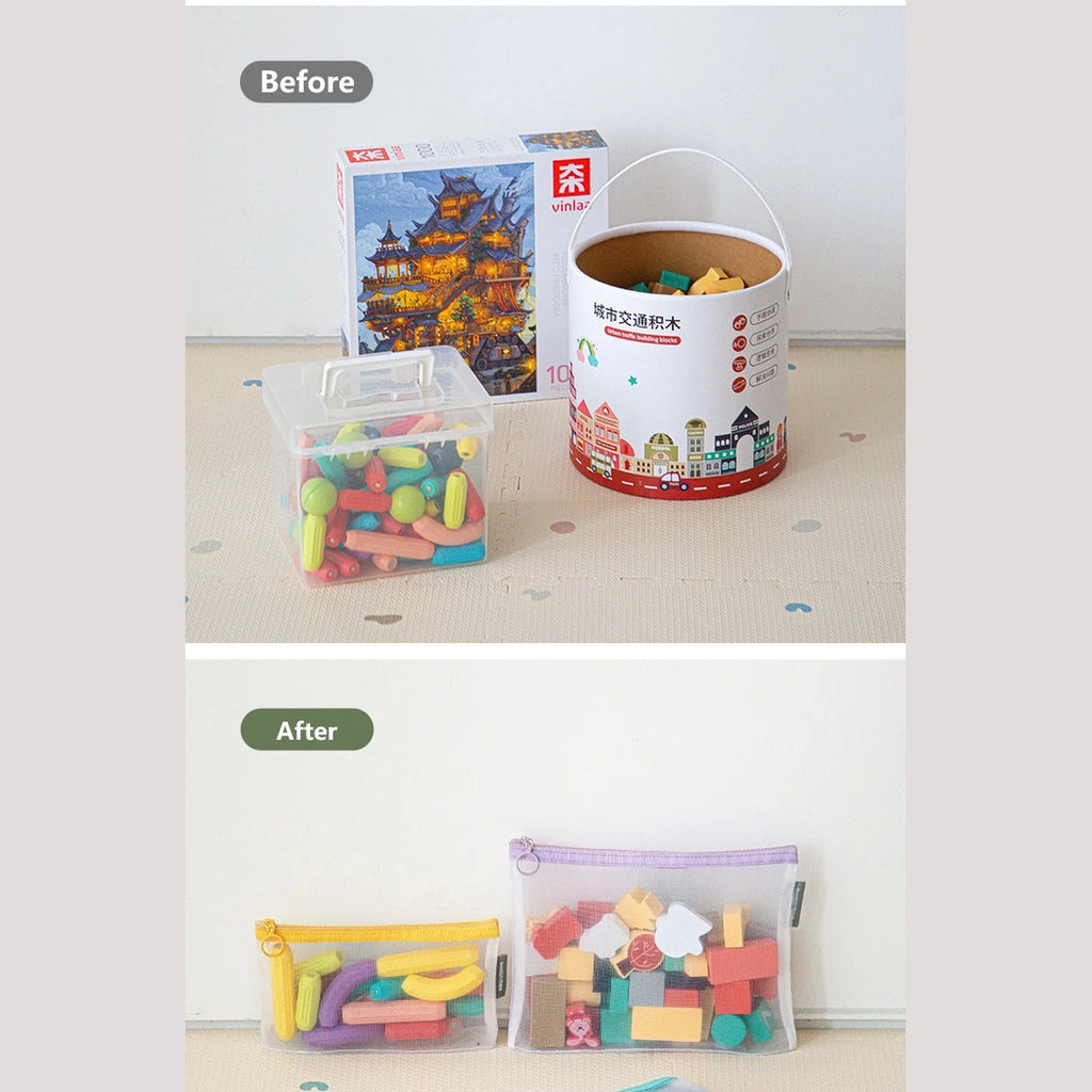 Shimoyama Nylon Mesh Storage Bag A5