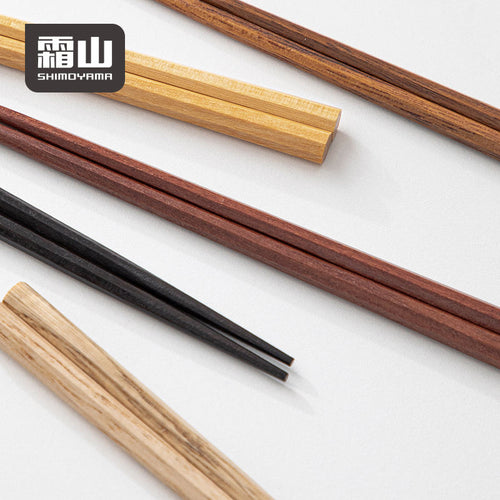 Shimoyama Octagonal Wooden Chopsticks 5P Set