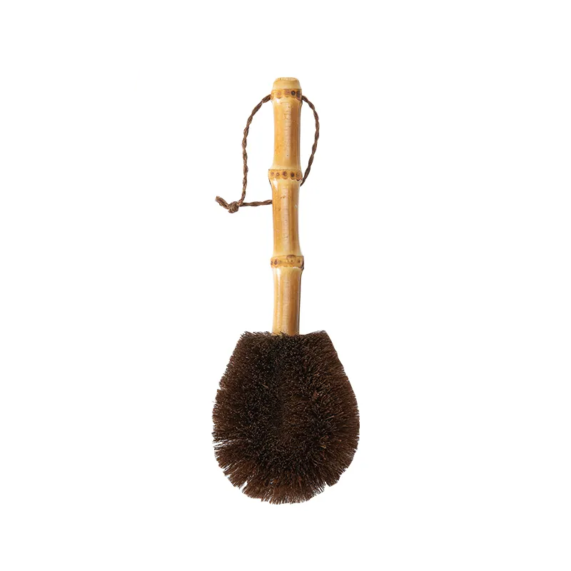 Shimoyama Palm Cleaning Brush with Bamboo Handle