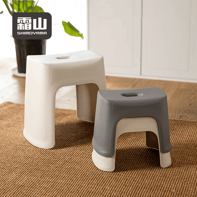 Shimoyama Plastic High Bath Chair Stool
