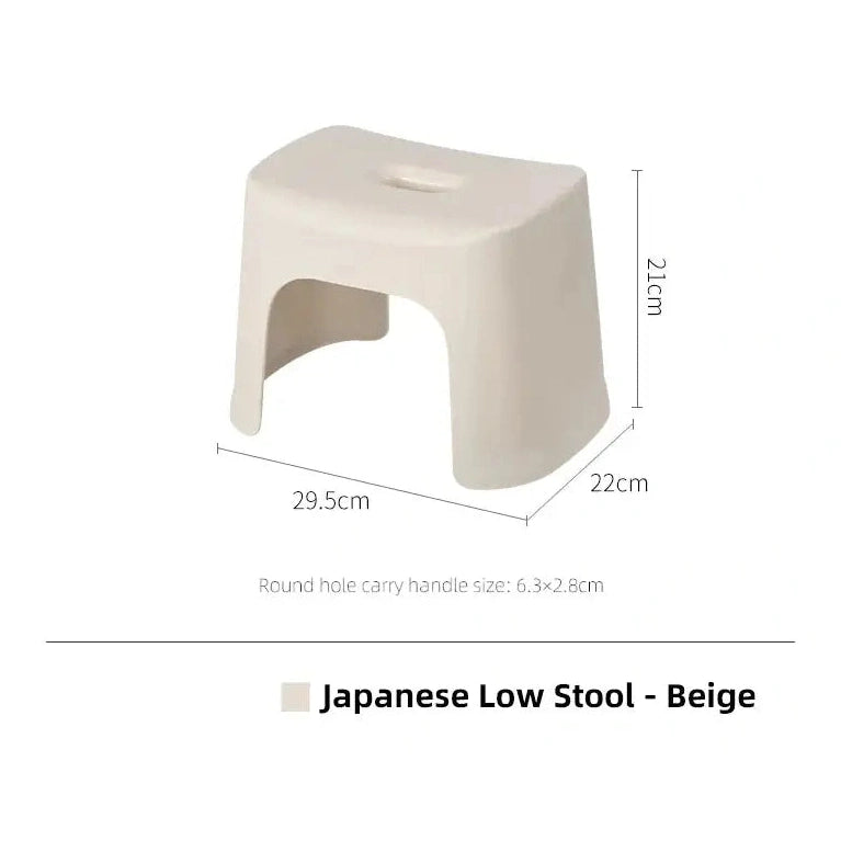 Shimoyama Plastic Low Bath Chair Stool