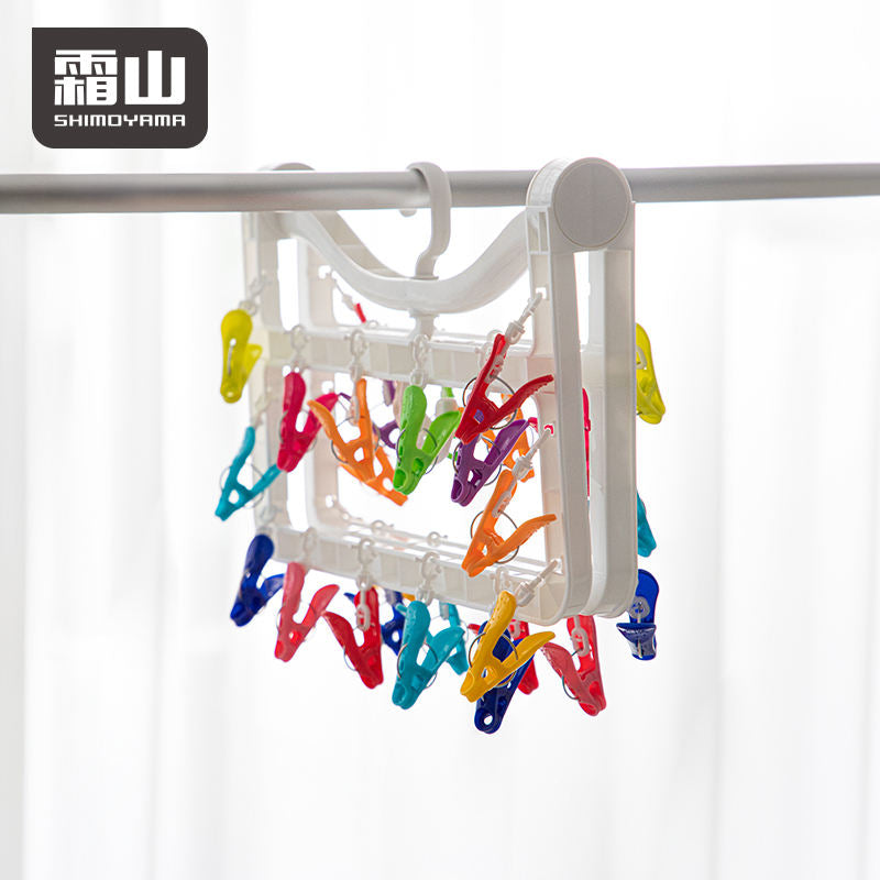 Shimoyama Rainbow Peg Hanger - 28 Pegs