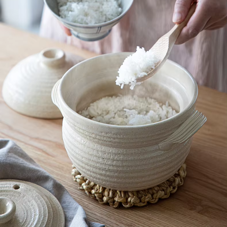 Shimoyama Rice Donabe 2 Go - 1.1L - White