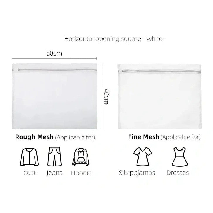 Shimoyama Rough Mesh Square Laundry Bag