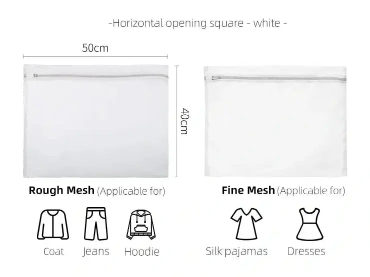 Shimoyama Rough Mesh Square Laundry Bag