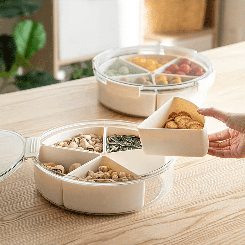 Shimoyama Round Compartment Tray Snack Box