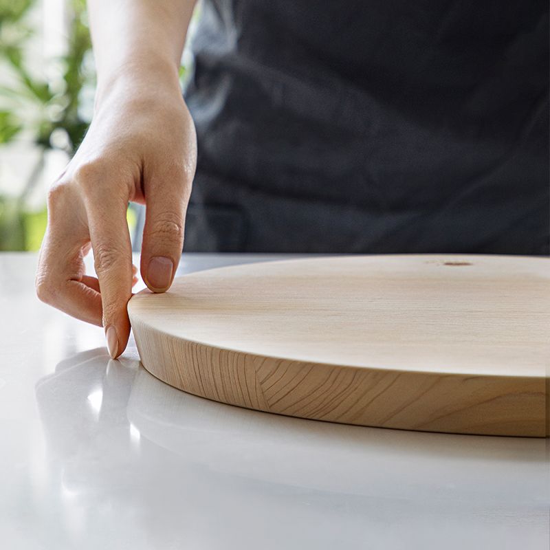 Shimoyama Round Hinoki Cutting Board