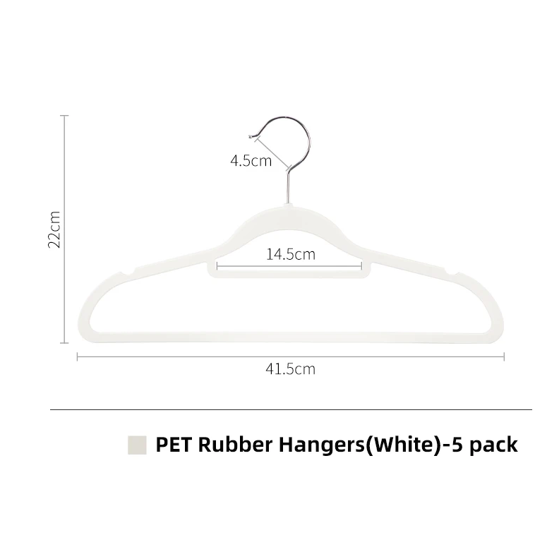 Shimoyama Rubber Coated Hanger - 5P