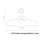 Shimoyama Rubber Coated Hanger - 5P