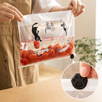 Shimoyama Slide Lock Food Bag M 20P - Cat