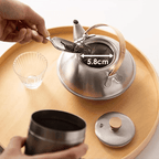 Shimoyama Stainless Kyusu Teapot 0.6L