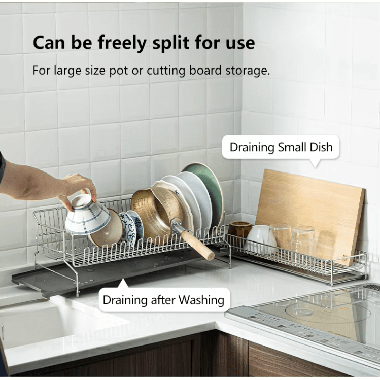 Shimoyama Stainless Steel 2 Tier Drain Rack