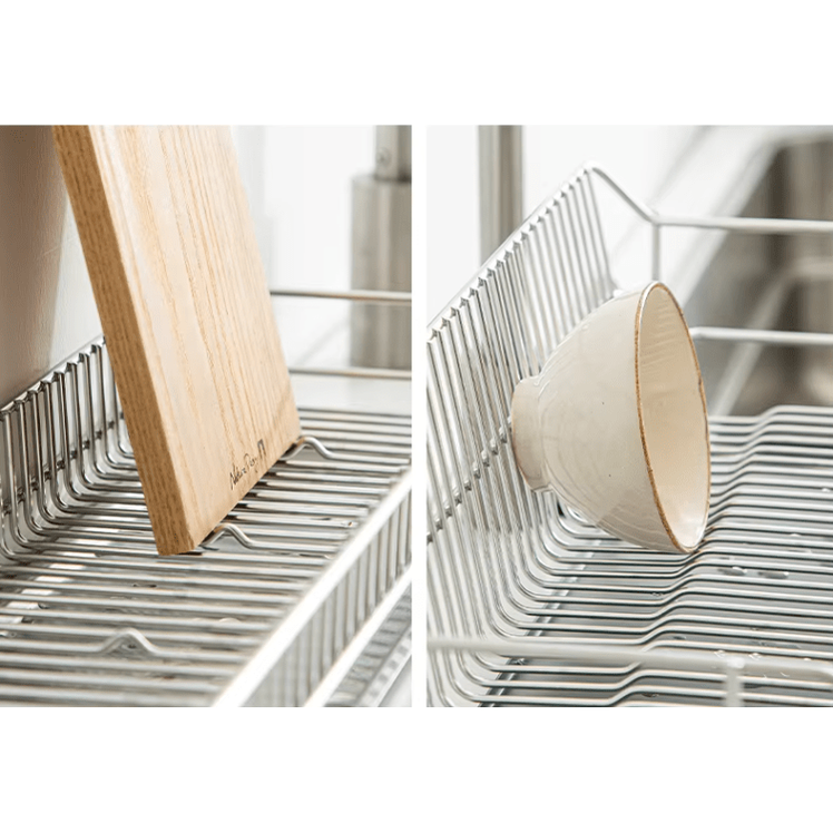 Drain Construction Rack Shimoyama Stainless Steel 2 Tier Drain Rack – MINIMARU