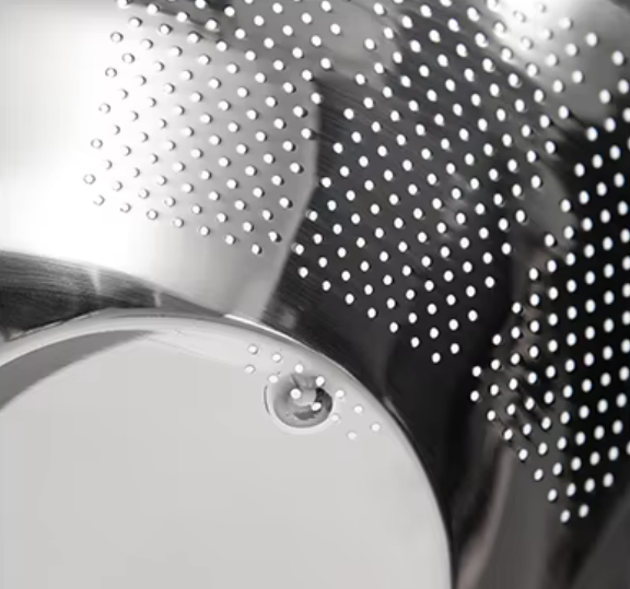 Shimoyama Stainless Steel 3 Way Rice Strainer Washing Bowl 22.5cm