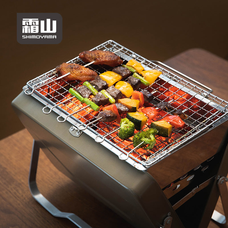 Shimoyama Stainless Steel Barbecue Skewer - 15cm - 10P