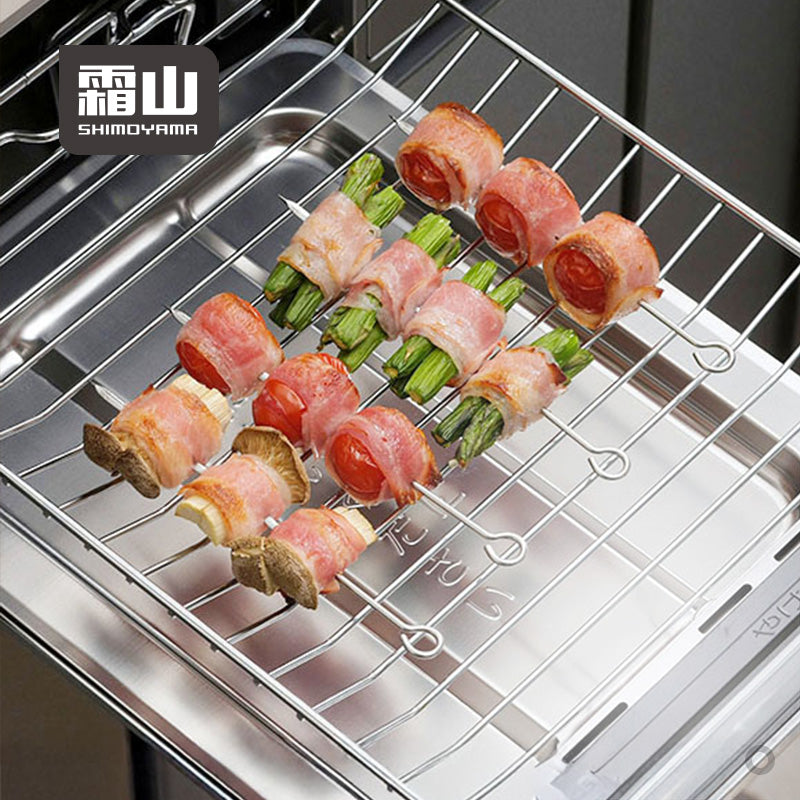 Shimoyama Stainless Steel Barbecue Skewer - 15cm - 10P