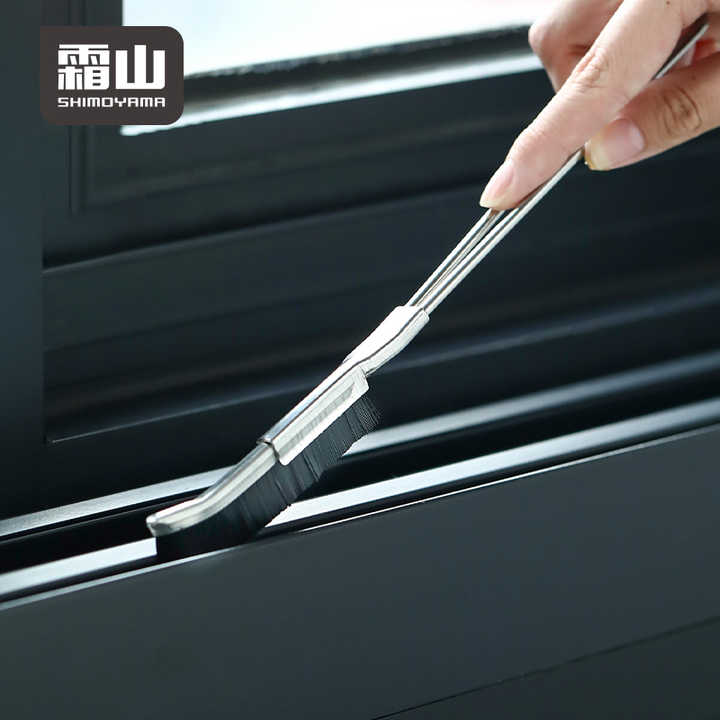 Shimoyama Stainless Steel Crevice Nylon Brush
