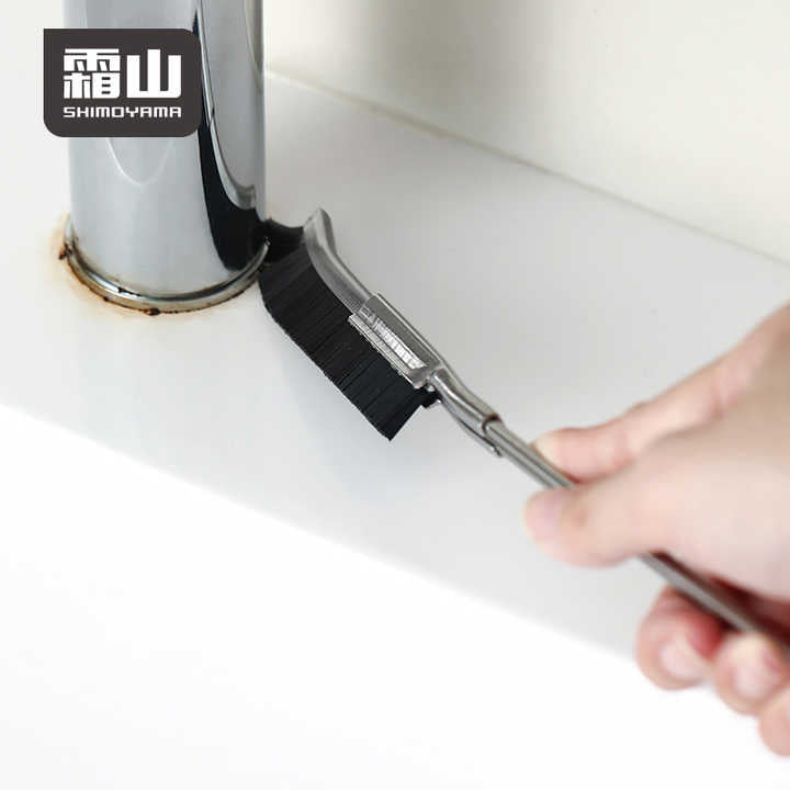 Shimoyama Stainless Steel Crevice Nylon Brush