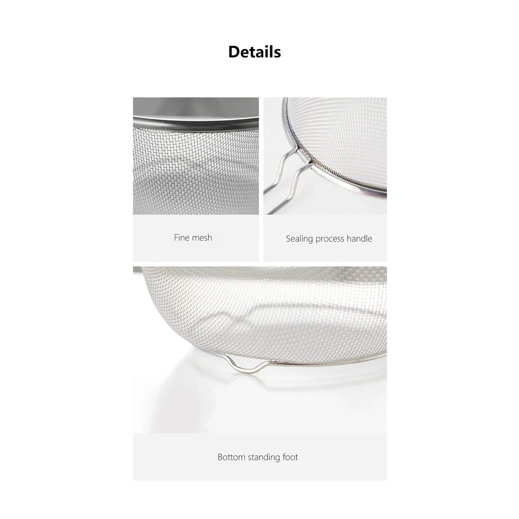 Shimoyama Stainless Steel Deep Strainer - 20cm