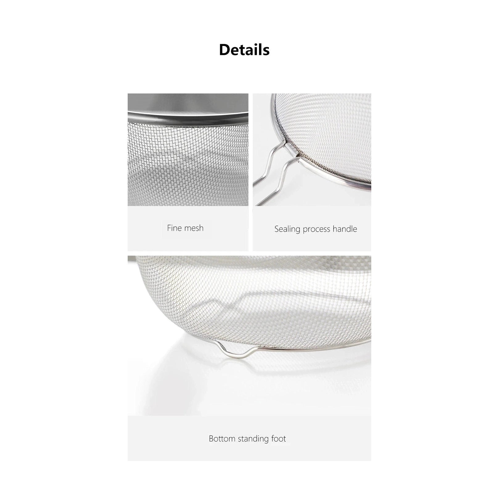 Shimoyama Stainless Steel Deep Strainer - 20cm