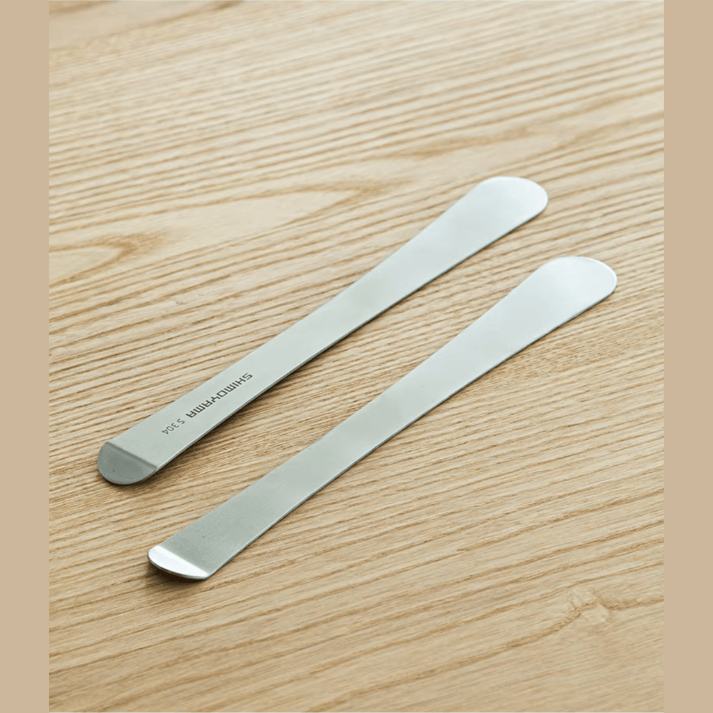 Shimoyama Stainless Steel Flat Dumpling Spoon