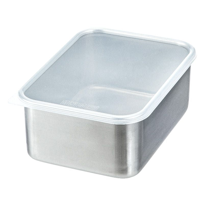 Shimoyama Stainless Steel Food Storage Box - Deep M - 1800ml