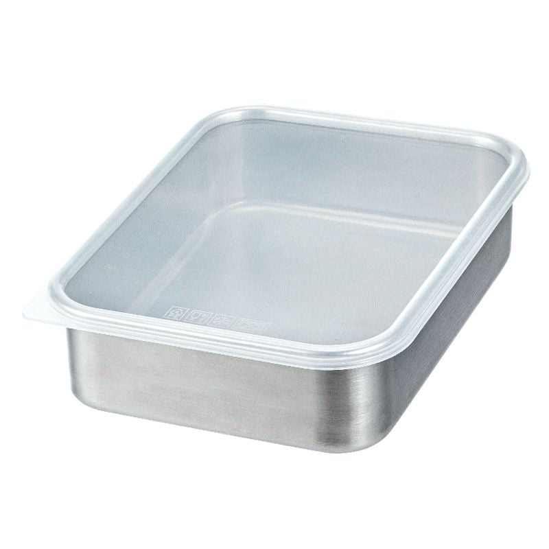 Shimoyama Stainless Steel Food Storage Box - Shallow M - 1100ml