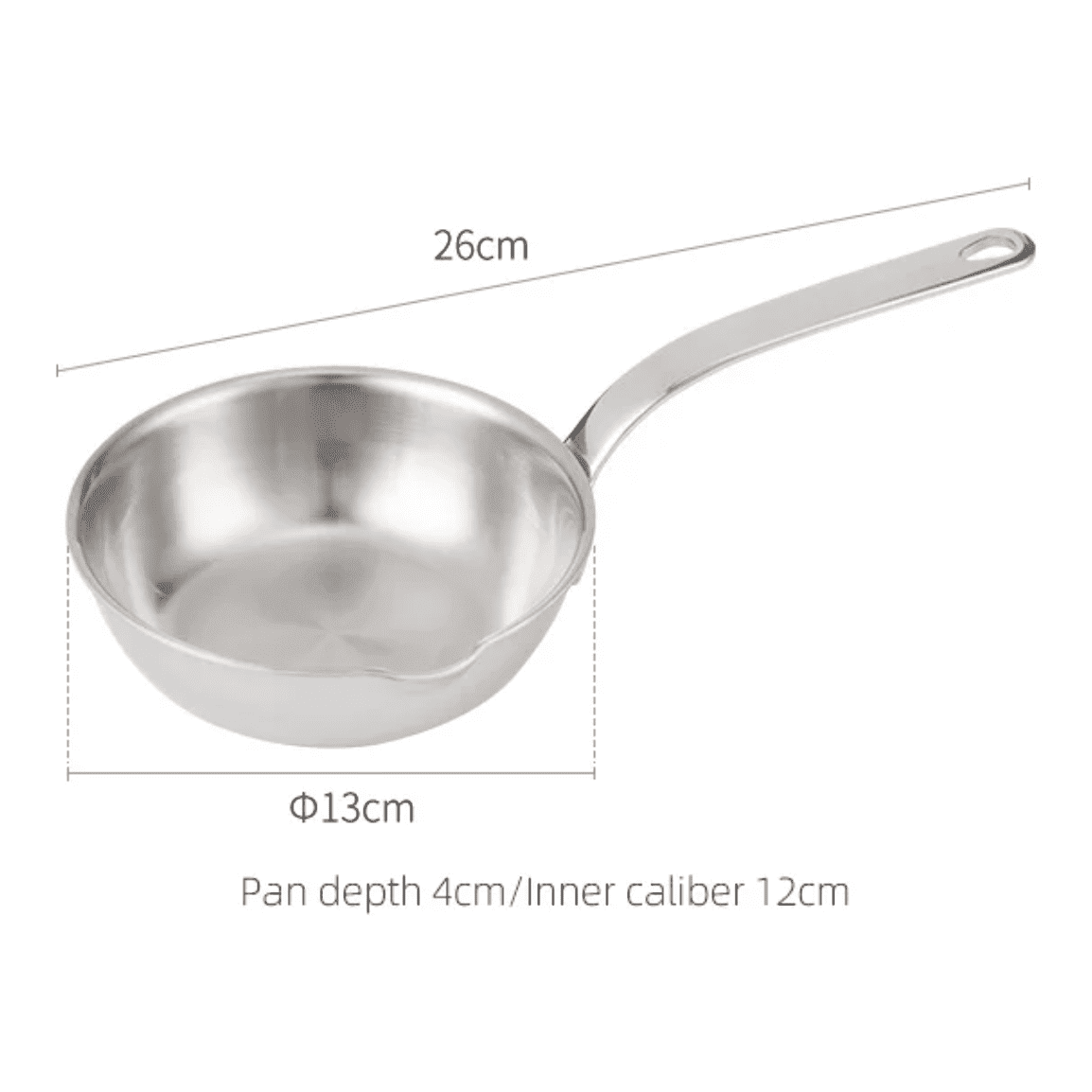 Shimoyama Stainless Steel Frying Pan 12cm