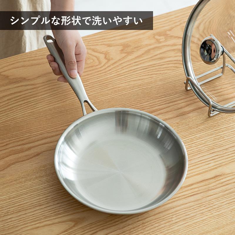Shimoyama Stainless Steel Frying Pan 20cm