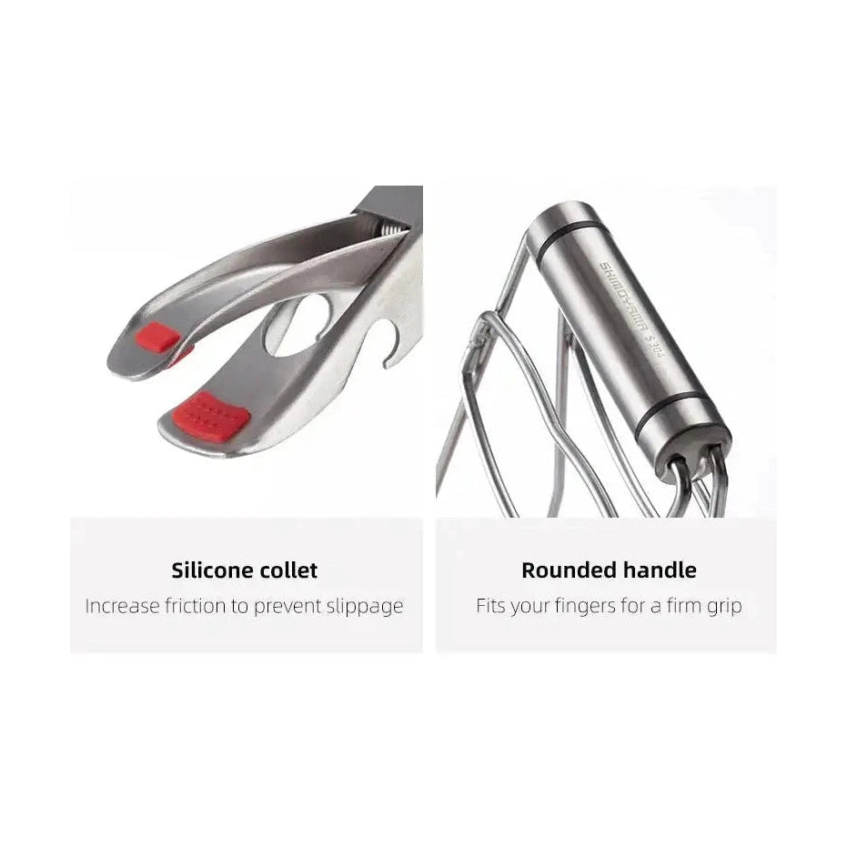 Shimoyama Stainless Steel Hot Plate Grip Handle