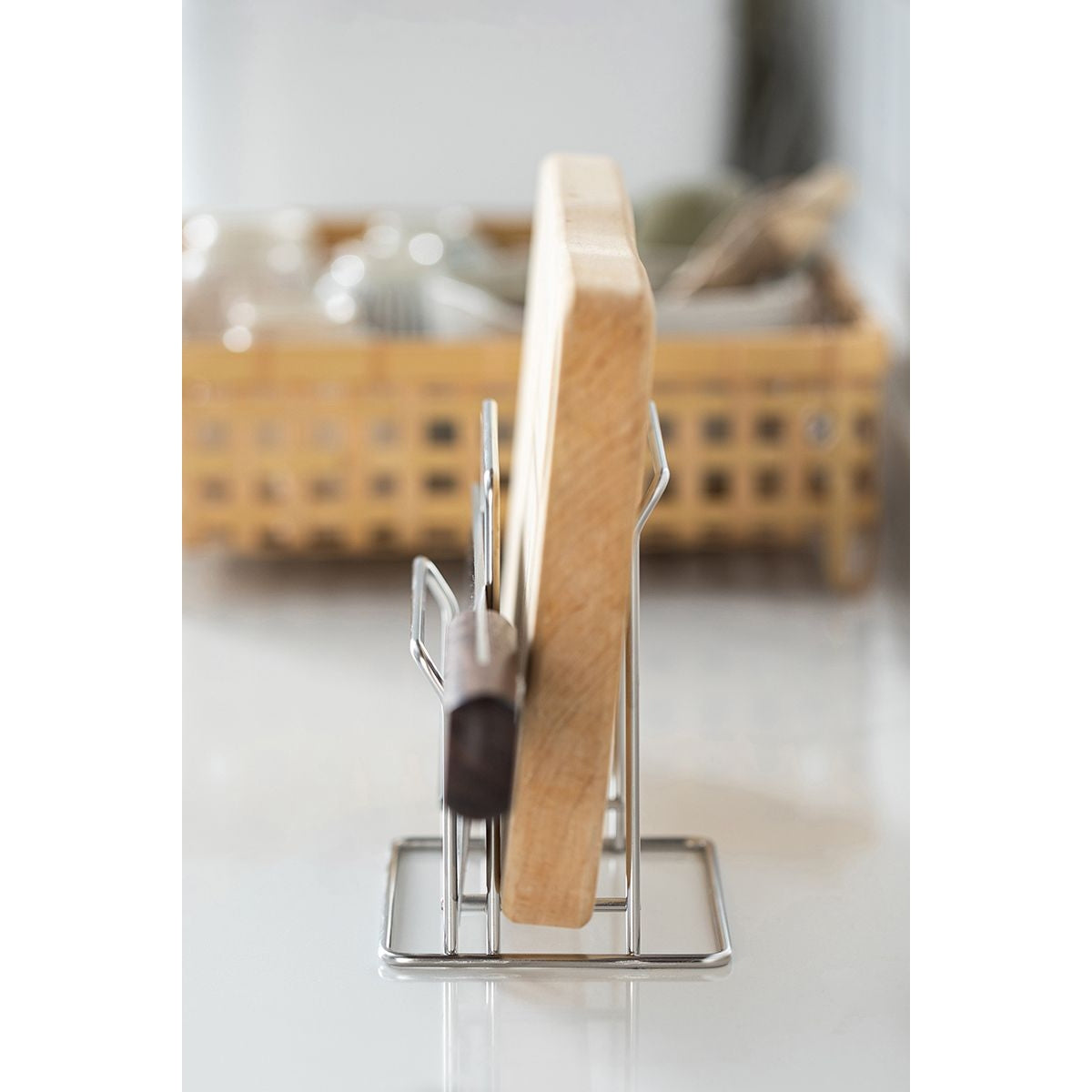 Shimoyama Stainless Steel Knife and Chopping Board Rack