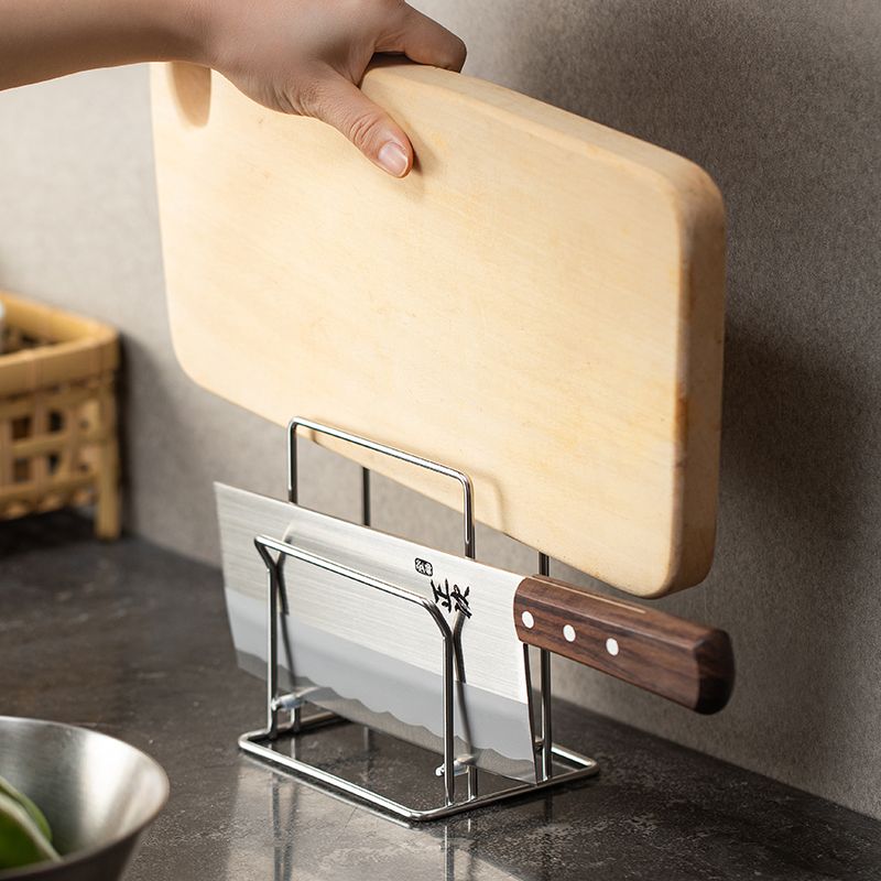 Shimoyama Stainless Steel Knife and Chopping Board Rack