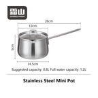 Shimoyama Stainless Steel Milk Pot 1.2L
