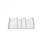 Close-up of Shimoyama wavy stainless steel wire oil drain rack design