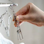 Shimoyama Stainless Steel Square Hanger - 10 Pegs