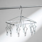 Shimoyama Stainless Steel Square Hanger - 10 Pegs