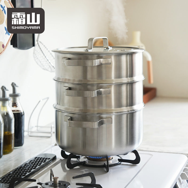 Shimoyama Stainless Steel Steamer - 24cm