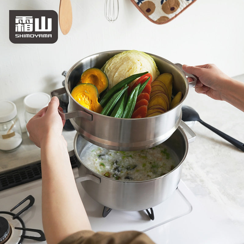 Shimoyama Stainless Steel Steamer - 24cm