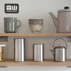 Shimoyama Stainless Steel Tea Storage Jar - 580ml
