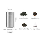Shimoyama Stainless Steel Tea Storage Jar - 580ml
