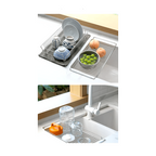 Shimoyama Stainless Steel Telescopic Dish Drying Rack Set