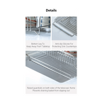 Shimoyama Stainless Steel Telescopic Dish Drying Rack Set