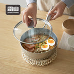 Shimoyama Stainless Steel Yukihira Pan With Lid Φ18cm