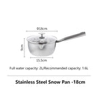 Shimoyama Stainless Steel Yukihira Pan With Lid Φ18cm