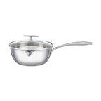 Shimoyama Stainless Steel Yukihira Pan With T Lid Φ20cm